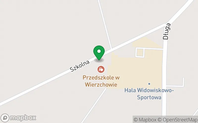 Lokalizacja: Przedszkole w Wierzchowie