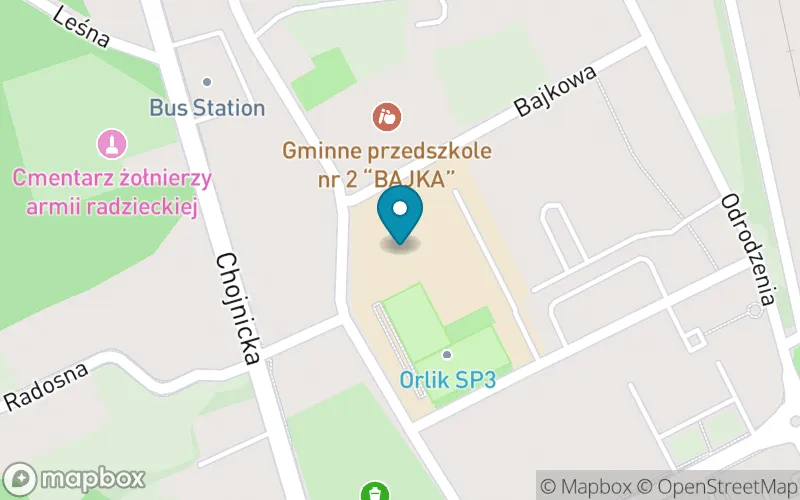 Lokalizacja: Szkoła Podstawowa nr 3 im. Mjra Henryka Sucharskiego