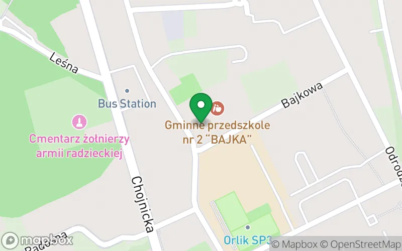 Lokalizacja: Gminne Przedszkole nr 2"Bajka"w Sępólnie Krajeńskim