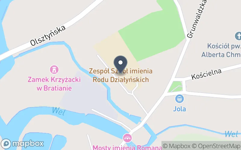 Lokalizacja: Zespół Szkół im. Rodu Działyńskich w Bratianie