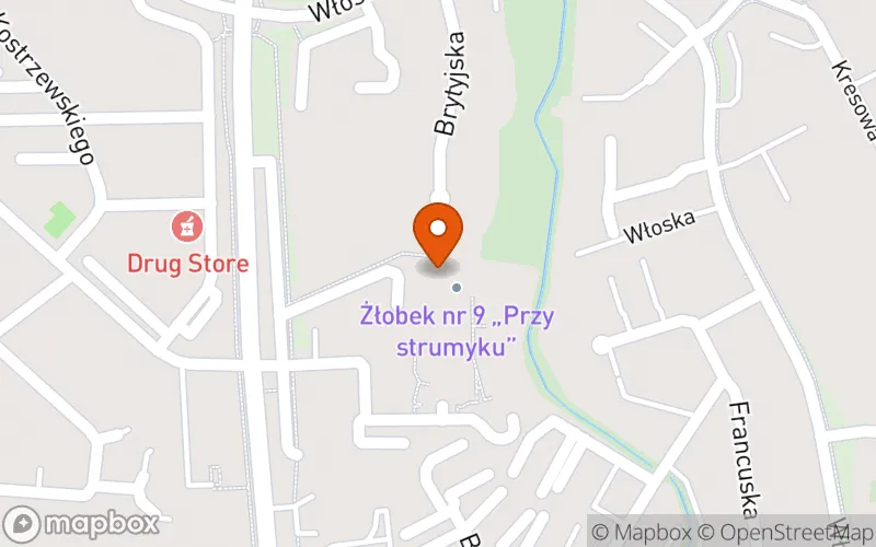 Lokalizacja: Żłobek nr 9 "Przy strumyku"
