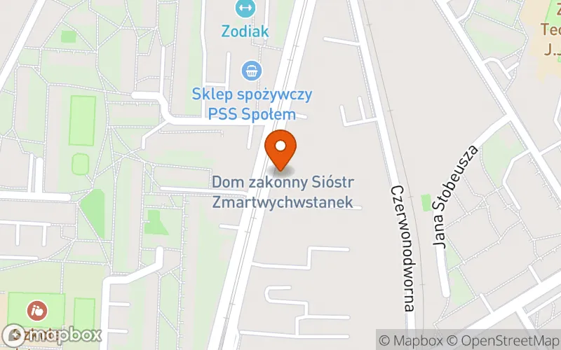 Lokalizacja: Żłobek Niepubliczny Zgromadzenia Sióstr Zmartwychwstania Pańskiego im. "Świętej Rodziny"