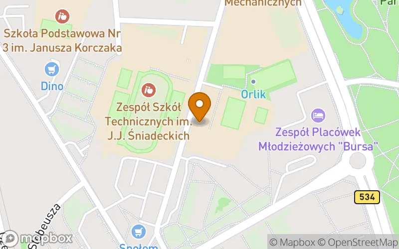 Lokalizacja: Szkoła Policealna nr 5 w Grudziądzu
