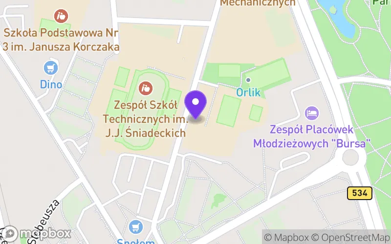 Lokalizacja: Branżowa Szkoła I Stopnia nr 1 w Grudziądzu