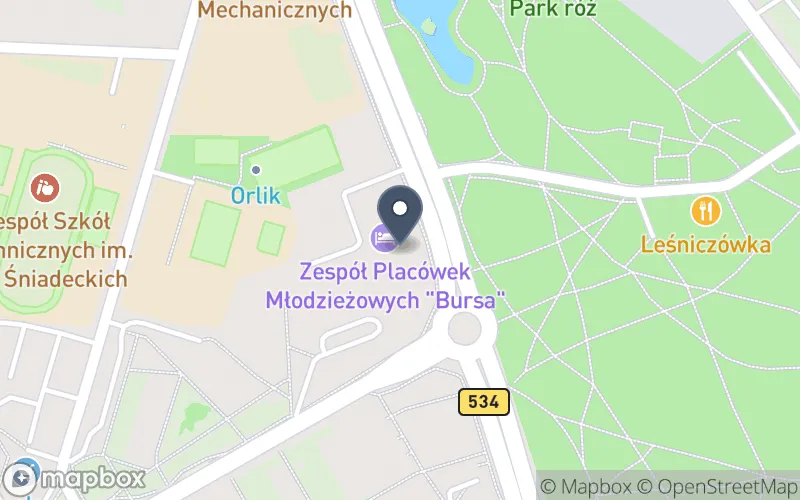 Lokalizacja: Zespół Placówek Młodzieżowych "Bursa"