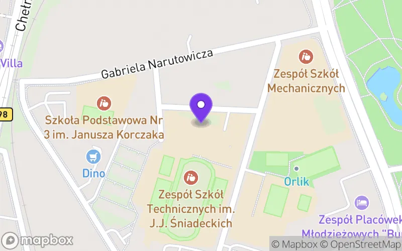 Lokalizacja: Branżowa Szkoła I Stopnia nr 2 w Grudziądzu