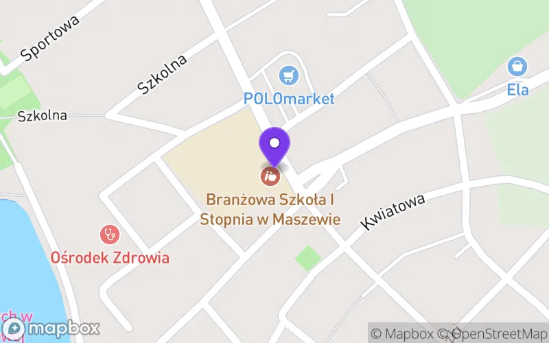 Lokalizacja: Branżowa Szkoła I Stopnia w Maszewie