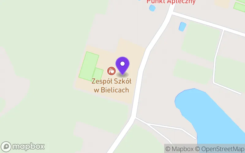 Lokalizacja: Liceum Ogólnokształcace Służb Mundurowych w Bielicach
