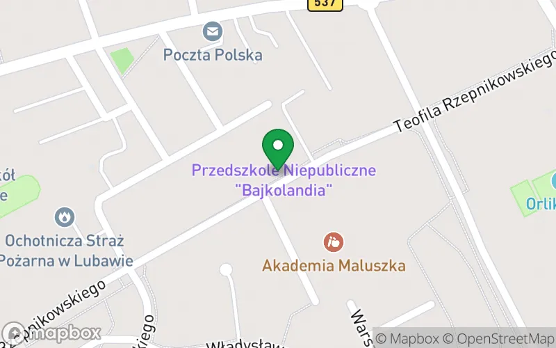 Lokalizacja: Przedszkole Publiczne "Bajkolandia"