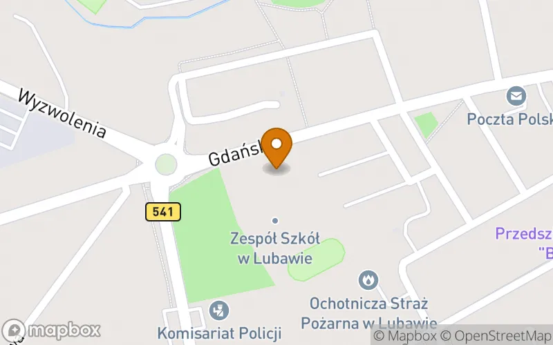 Lokalizacja: Szkoła Policealna w Lubawie