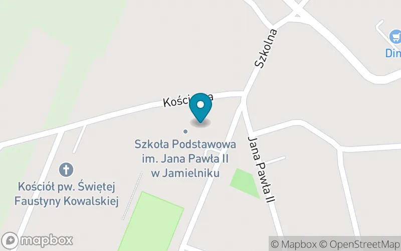 Lokalizacja: Szkoła Podstawowa im. Jana Pawła II w Jamielniku