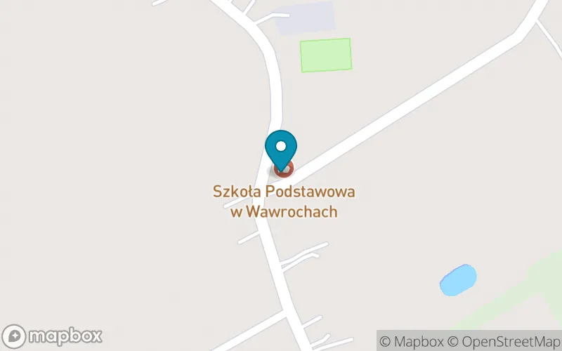 Lokalizacja: Szkoła Podstawowa w Wawrochach
