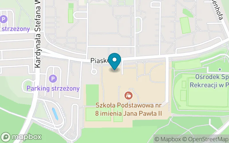 Lokalizacja: Szkoła Podstawowa nr 8 im. Jana Pawła II z Oddziałami Dwujęzycznymi i Sportowymi