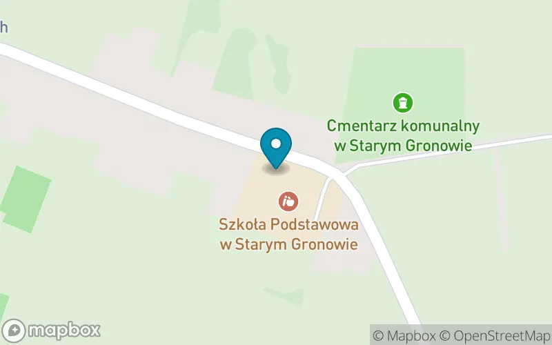 Lokalizacja: Szkoła Podstawowa w Starym Gronowie