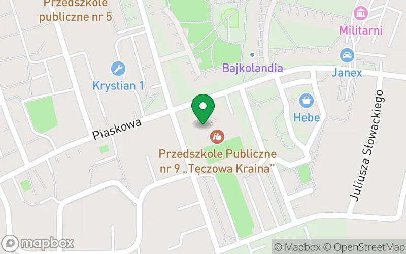 Lokalizacja: Przedszkole Publiczne nr 9 "Tęczowa Kraina"
