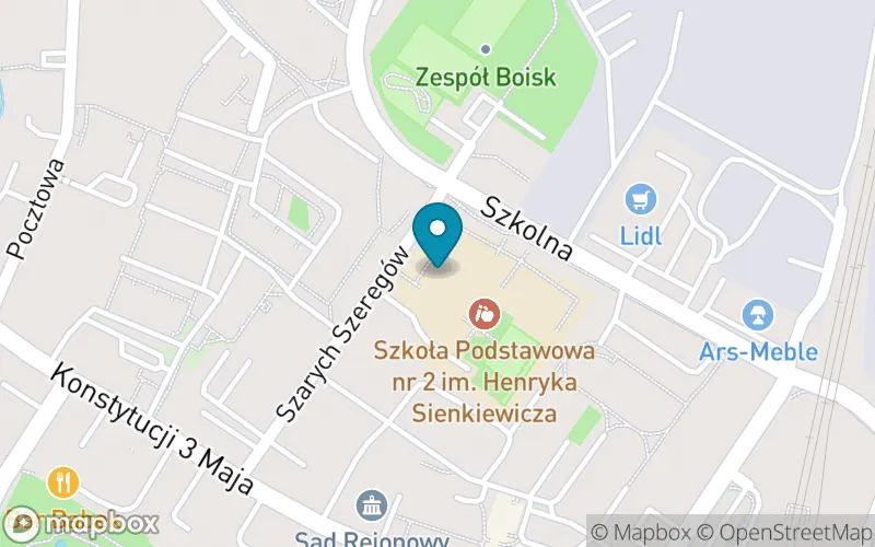 Lokalizacja: Szkoła Podstawowa nr 2 im. Henryka Sienkiewicza w Goleniowie