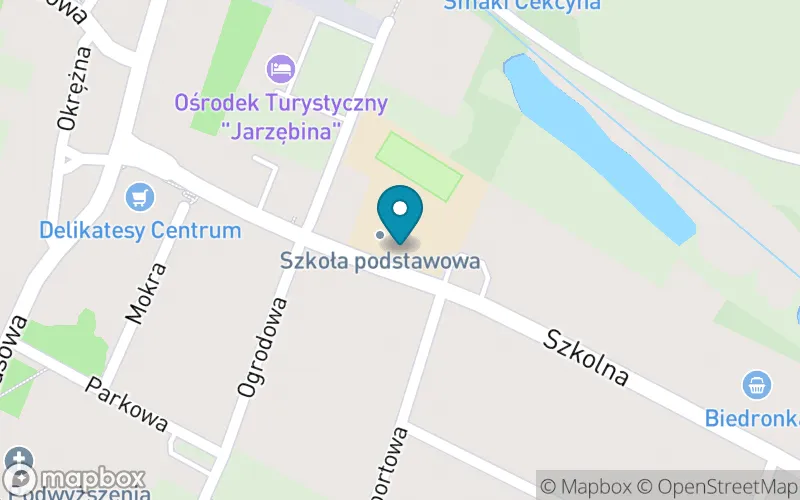 Lokalizacja: Szkoła Podstawowa w Cekcynie