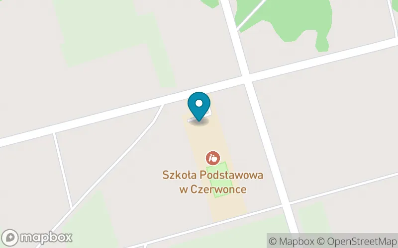 Lokalizacja: Szkoła Podstawowa w Czerwonce
