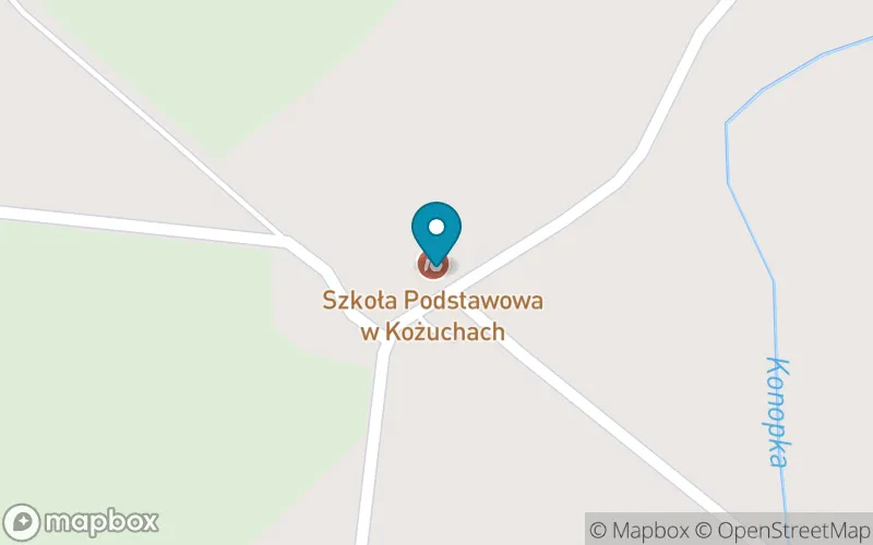 Lokalizacja: Szkoła Podstawowa w Kożuchach