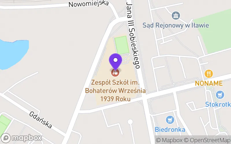 Lokalizacja: Branżowa Szkoła I Stopnia nr 1 w Iławie