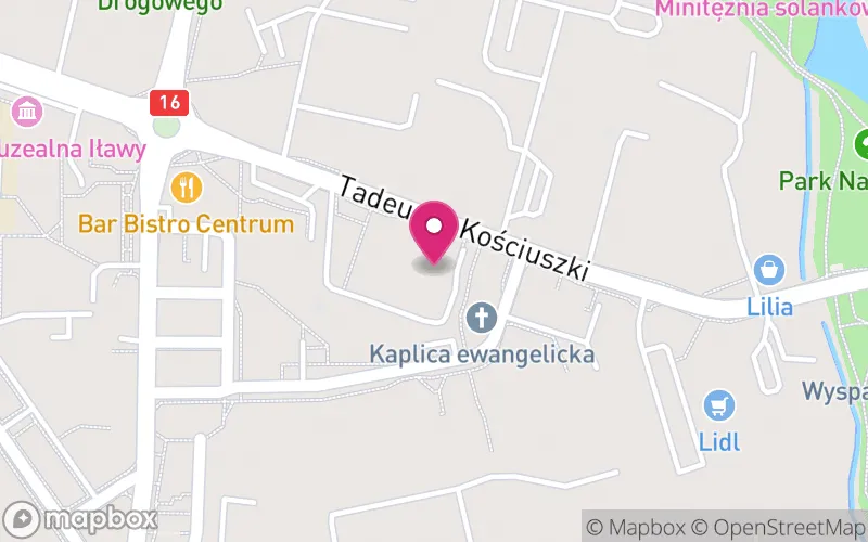 Lokalizacja: Szkoła Wyższa im. Pawła Włodkowica w Płocku, Filia w Iławie