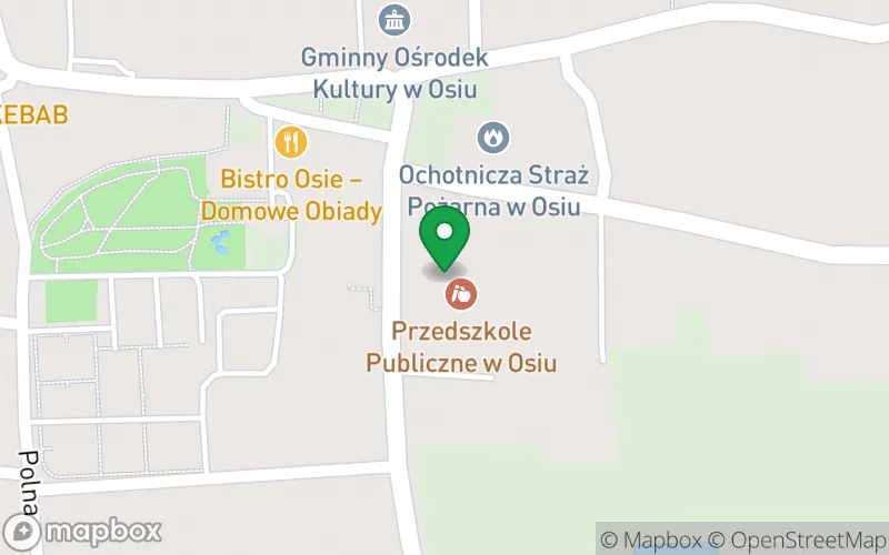 Lokalizacja: Przedszkole Publiczne w Osiu