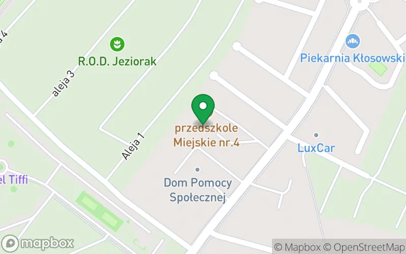 Lokalizacja: Przedszkole Miejskie nr 4 im. Chatka Przyjaciół Kubusia Puchatka
