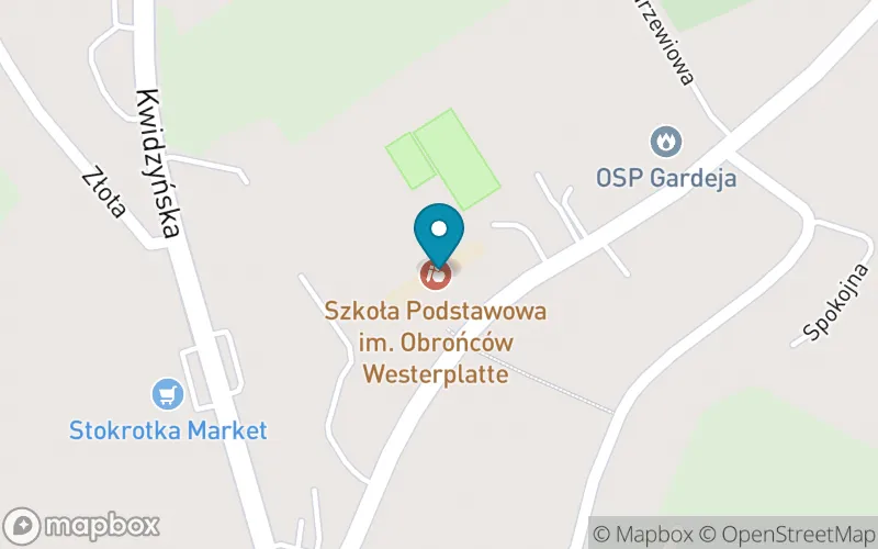 Lokalizacja: Szkoła Podstawowa im. Obrońców Westerplatte w Gardei