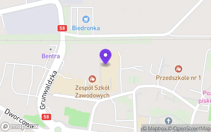 Lokalizacja: Technikum w Piszu w Zespole Szkół Zawodowych z Biblioteką Pedagogiczną w Piszu