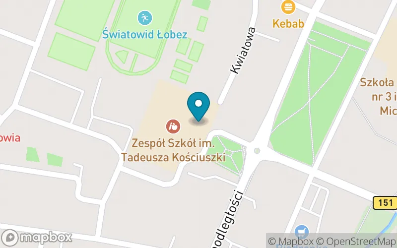 Lokalizacja: Szkoła Podstawowa dla Dorosłych w Łobzie