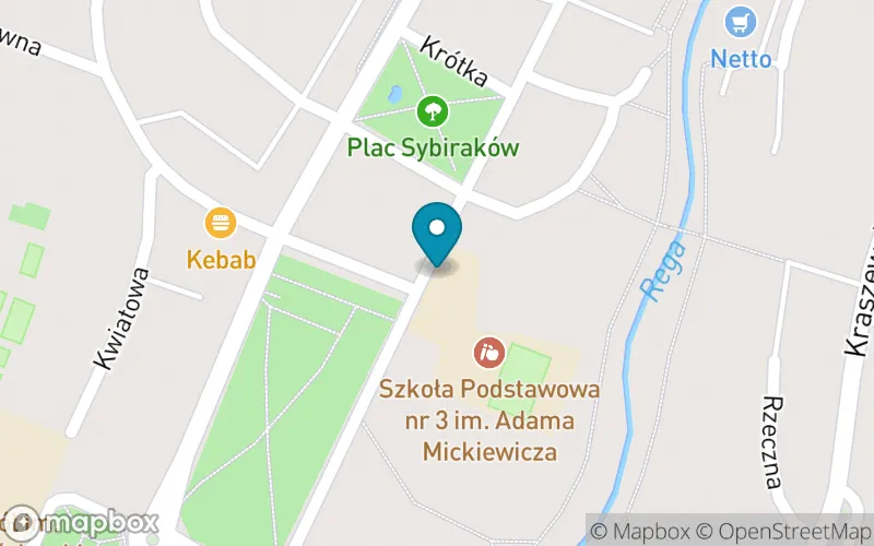 Lokalizacja: Szkoła Podstawowa nr 3, im. Adama Mickiewicza w Łobzie