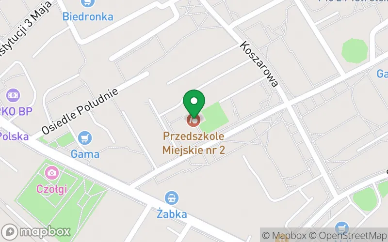 Lokalizacja: Przedszkole Miejskie nr 2 w Grajewie