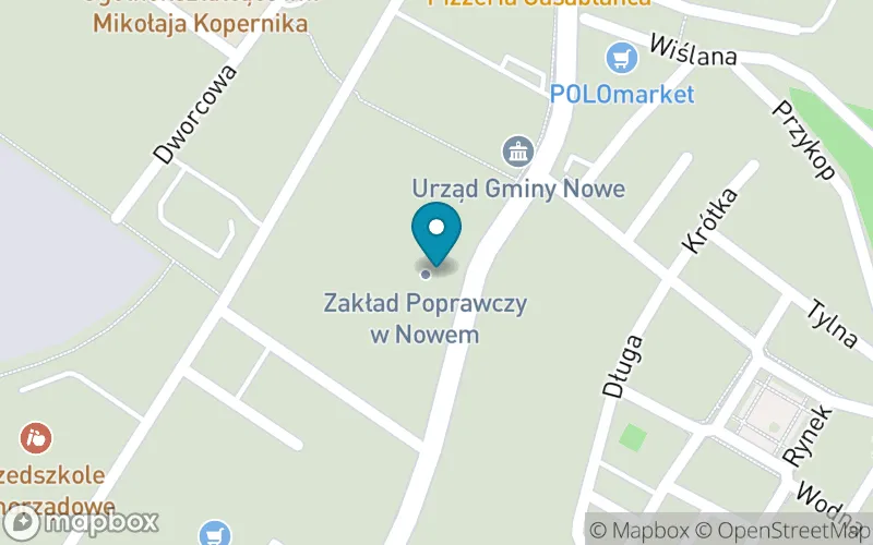 Lokalizacja: Szkoła Podstawowa nr 3 w Zakładzie Poprawczymw Nowem