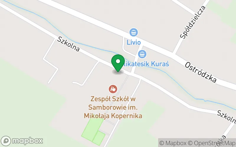 Lokalizacja: Przedszkole w Samborowie