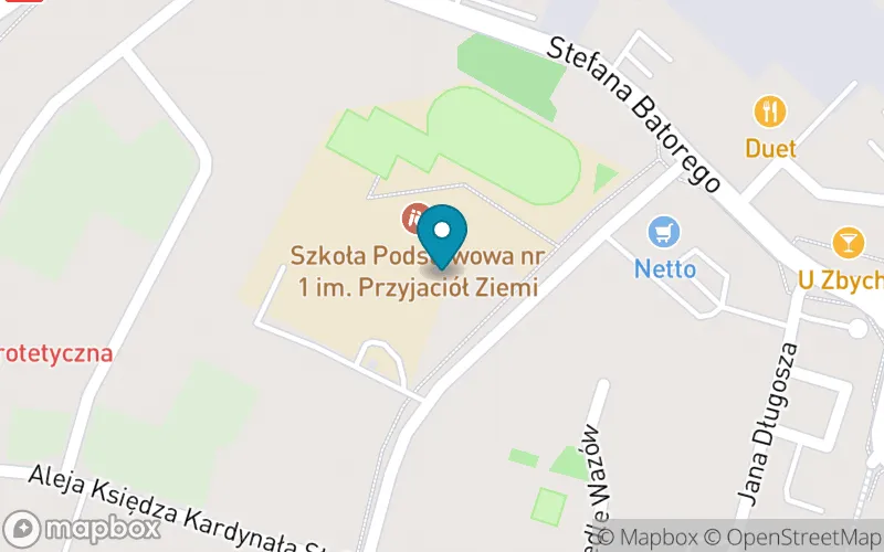 Lokalizacja: Szkoła Podstawowa nr 1 im. Przyjaciół Ziemi