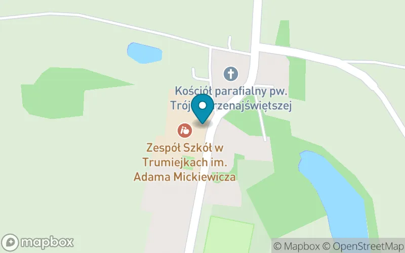 Lokalizacja: Szkoła Podstawowa im. Adama Mickiewicza w Trumiejkach