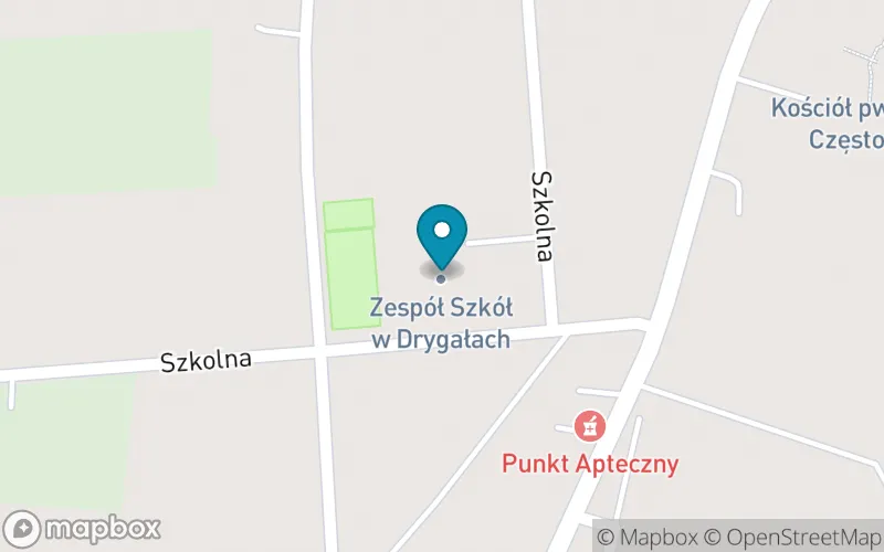 Lokalizacja: Szkoła Podstawowa im. Stanisława Palczewskiego w Drygałach