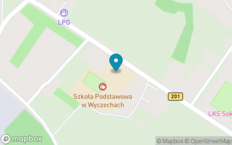 Lokalizacja: Szkoła Podstawowa w Wyczechach