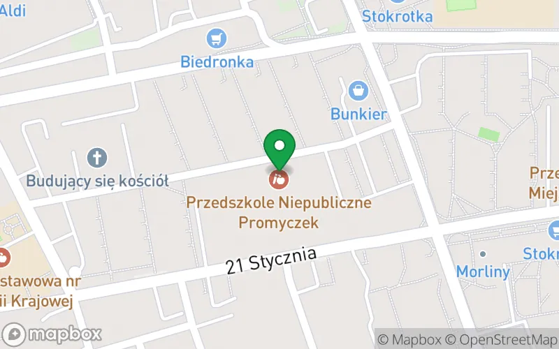 Lokalizacja: Przedszkole Niepubliczne "Promyczek" w Ostródzie