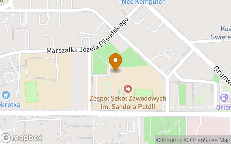 Lokalizacja: Szkoła Policealna nr 2 w Ostródzie