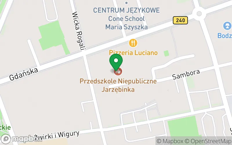 Lokalizacja: Przedszkole Niepubliczne " Jarzębinka " Mirosława Przybylak