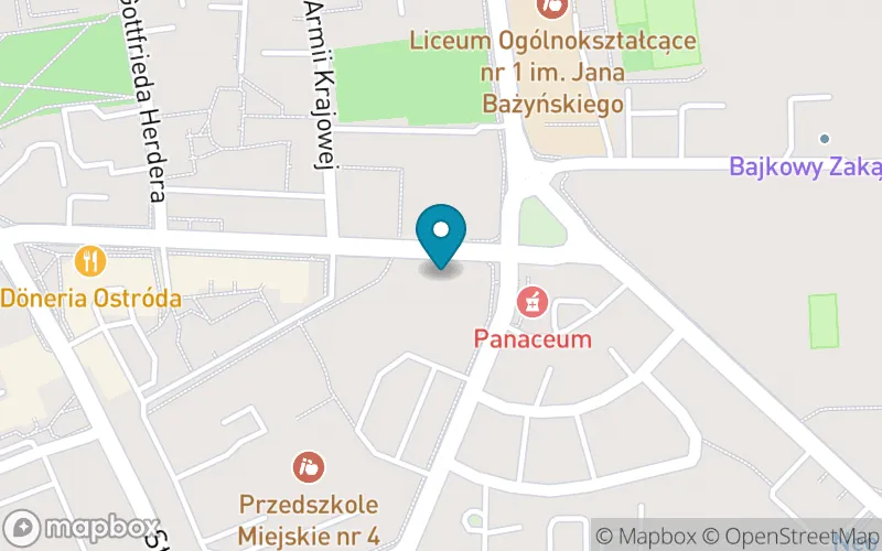 Lokalizacja: Szkoła Podstawowa Specjalna w Ostródzie
