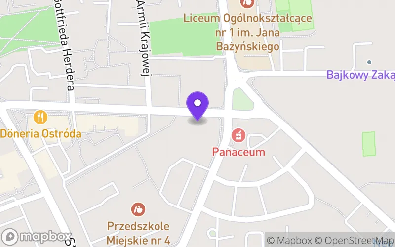 Lokalizacja: Branżowa Szkoła Specjalna I Stopnia w Ostródzie