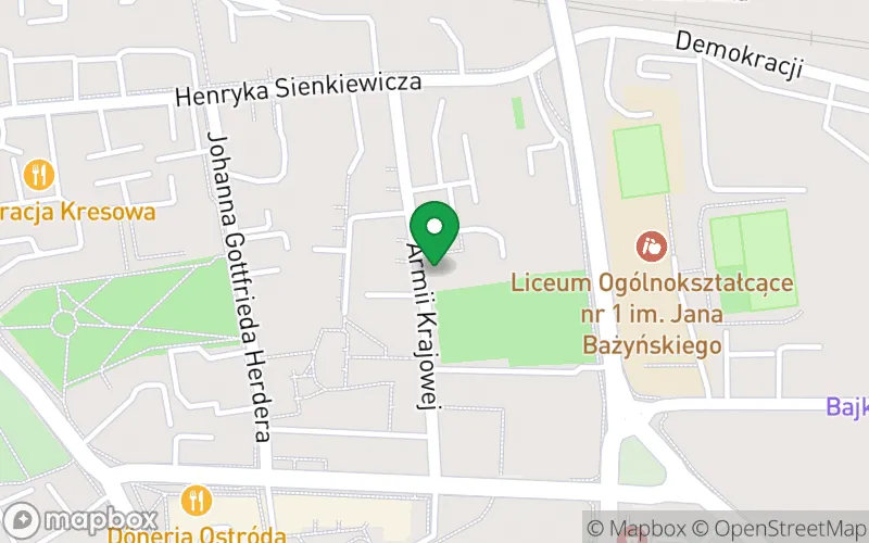 Lokalizacja: Przedszkole Niepubliczne "Radość" w Ostródzie