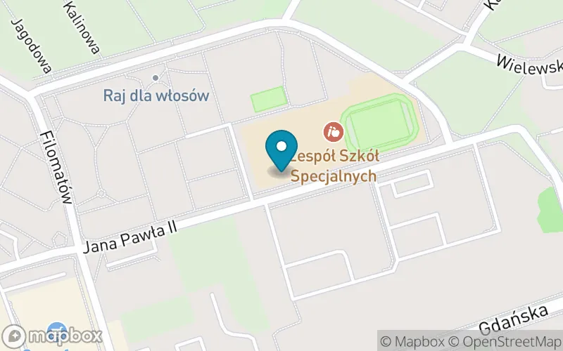 Lokalizacja: Szkoła Podstawowa Specjalna nr 4 w Chojnicach