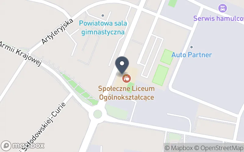 Lokalizacja: Zespół Szkół Społecznych Społecznego Towarzystwa Oświatowego