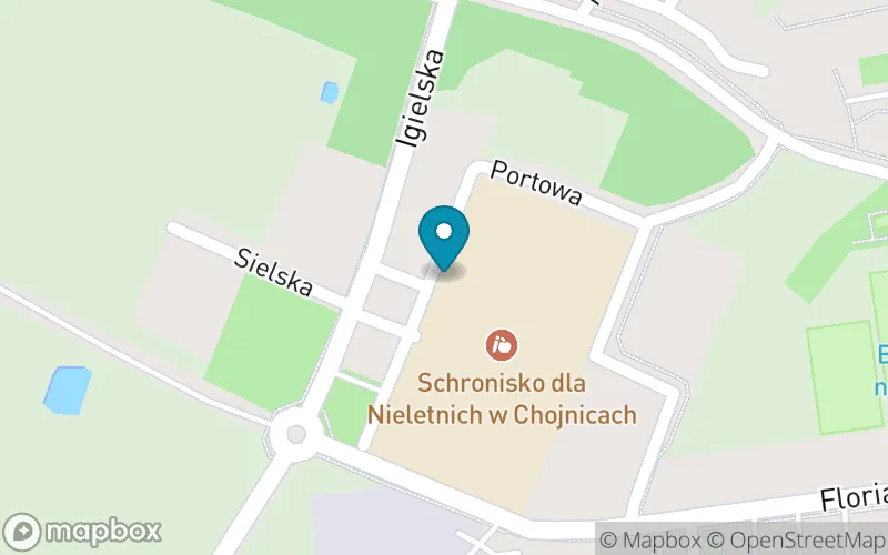 Lokalizacja: Szkoła Podstawowa nr 6 w Schronisku dla Nieletnich w Chojnicach