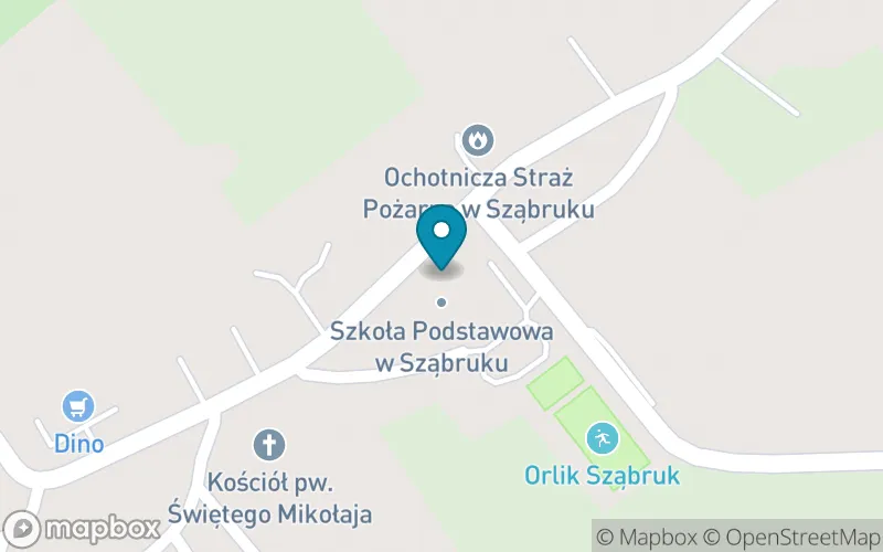 Lokalizacja: Szkoła Podstawowa im. Rodzin Warmińskich w Sząbruku