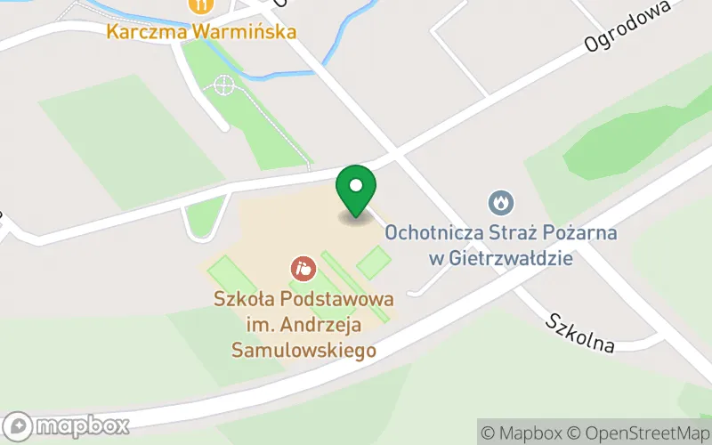 Lokalizacja: Przedszkole w Gietrzwałdzie
