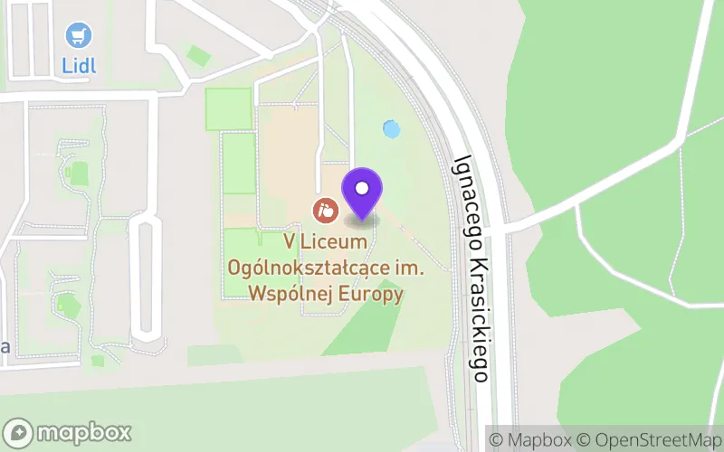 Lokalizacja: V Liceum Ogólnokształcące im. Wspólnej Europy w Olsztynie